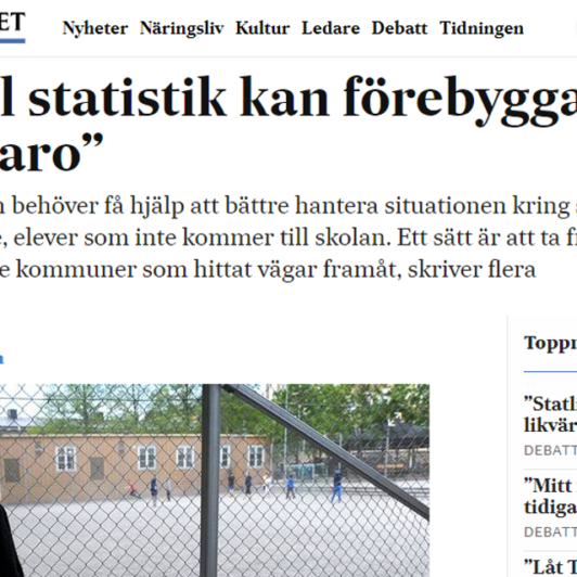 Prestationsprinsen SVD DEBATT DEC2018